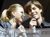 Марк Тишман и Анна Семенович, выступление выступление в усадьбе "Кусково", август 2010 года