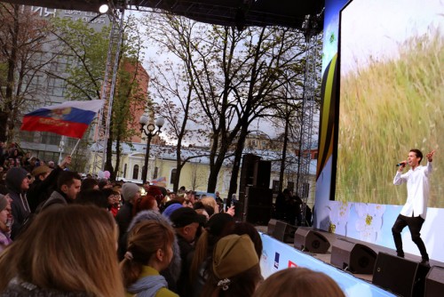Марк Тишман, Пушкинская площадь Москвы, 09.05.2017